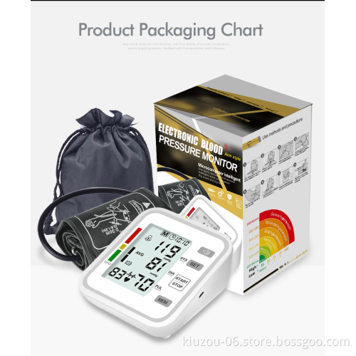CE approved Intelligent High Accuracy Digital Blood Pressure Monitor Medical Arm Blood Meter Electric BP monitor